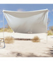 vidaXL Beach Canopy with Sand Anchors Grey 304x300 cm