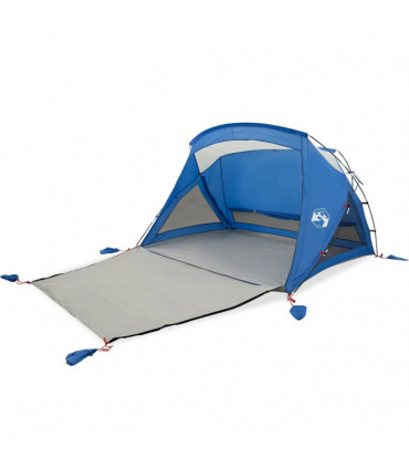 vidaXL Beach Tent 2-Person Azure Blue Waterproof
