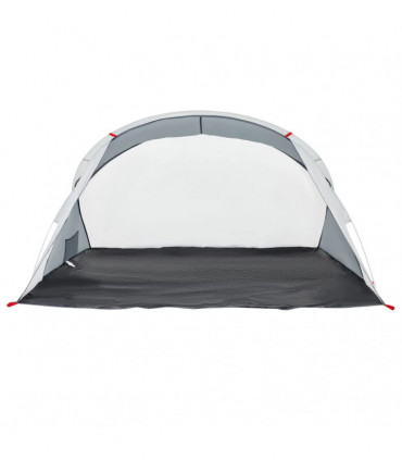 vidaXL Beach Tent 2-Person Grey Pop-up Waterproof