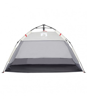 vidaXL Beach Tent 2-Person Grey Quick Release Waterproof