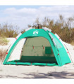 vidaXL Beach Tent 2-Person Sea Green Quick Release Waterproof