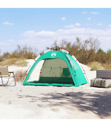 vidaXL Beach Tent 2-Person Sea Green Quick Release Waterproof