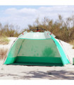 vidaXL Beach Tent 2-Person Sea Green Quick Release Waterproof
