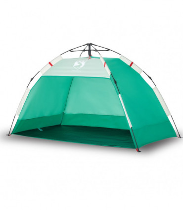 vidaXL Beach Tent 2-Person Sea Green Quick Release Waterproof