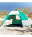 vidaXL Beach Tent 2-Person Sea Green Quick Release Waterproof