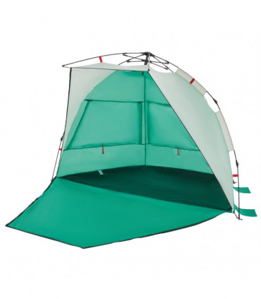 vidaXL Beach Tent 2-Person Sea Green Quick Release Waterproof