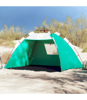 vidaXL Beach Tent 2-Person Sea Green Quick Release Waterproof