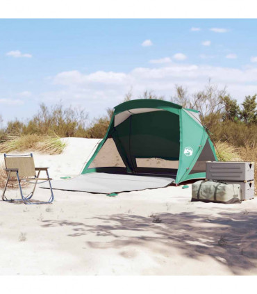 vidaXL Beach Tent 2-Person Sea Green Waterproof