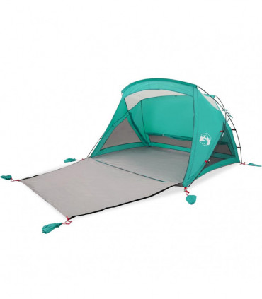 vidaXL Beach Tent 2-Person Sea Green Waterproof