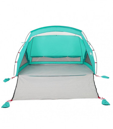 vidaXL Beach Tent 2-Person Sea Green Waterproof
