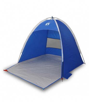 vidaXL Beach Tent 3-Person Azure Blue Waterproof