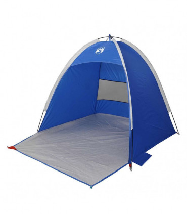 vidaXL Beach Tent 3-Person Azure Blue Waterproof