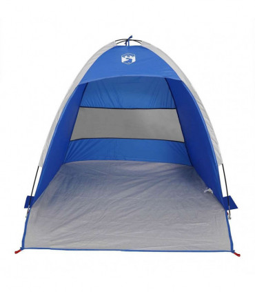 vidaXL Beach Tent 3-Person Azure Blue Waterproof