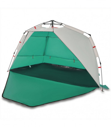 vidaXL Beach Tent 3-Person Sea Green Quick Release Waterproof