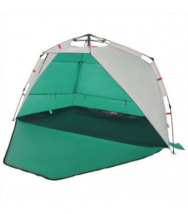 vidaXL Beach Tent 3-Person Sea Green Quick Release Waterproof