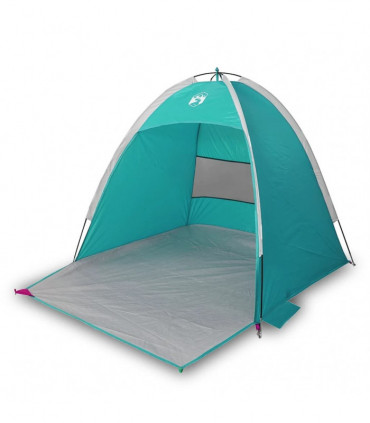 vidaXL Beach Tent 3-Person Sea Green Waterproof