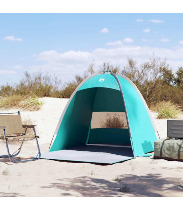 vidaXL Beach Tent 3-Person Sea Green Waterproof