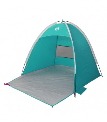 vidaXL Beach Tent 3-Person Sea Green Waterproof