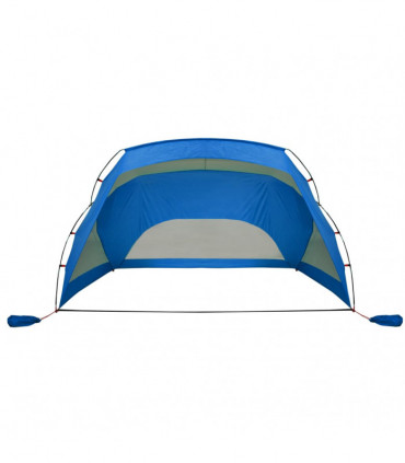 vidaXL Beach Tent Azure Blue 274x178x170/148 cm 185T Polyester