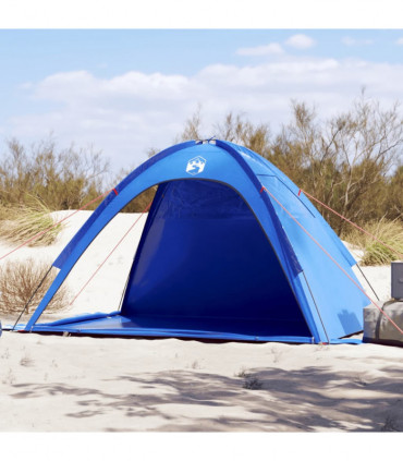 vidaXL Beach Tent Azure Blue Waterproof