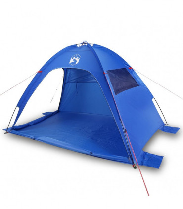 vidaXL Beach Tent Azure Blue Waterproof