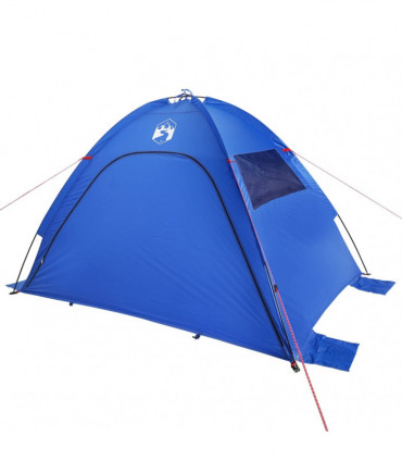 vidaXL Beach Tent Azure Blue Waterproof