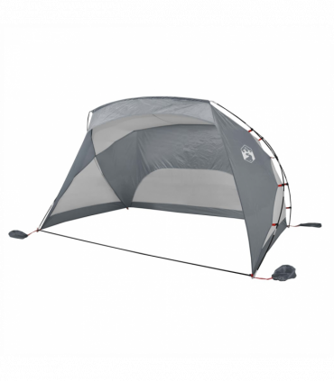 vidaXL Beach Tent Grey 274x178x170/148 cm 185T Polyester