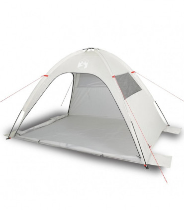 vidaXL Beach Tent Grey Waterproof