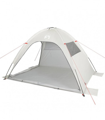 vidaXL Beach Tent Grey Waterproof