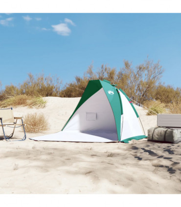 vidaXL Beach Tent Sea Green 268x223x125 cm 185T Polyester
