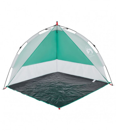 vidaXL Beach Tent Sea Green Quick Release Waterproof