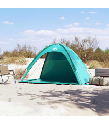 vidaXL Beach Tent Sea Green Waterproof