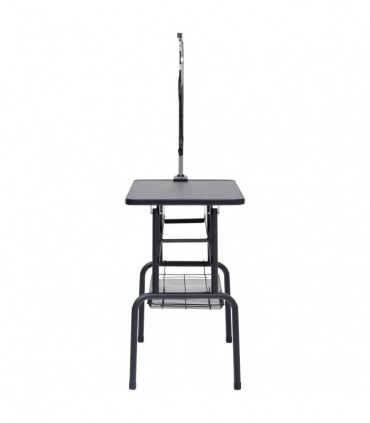 Adjustable Dog Grooming Table with 1 Loop and Basket