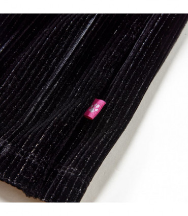 Kids' Pleated Skirt with Lurex Black 116