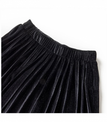 Kids' Pleated Skirt with Lurex Black 128