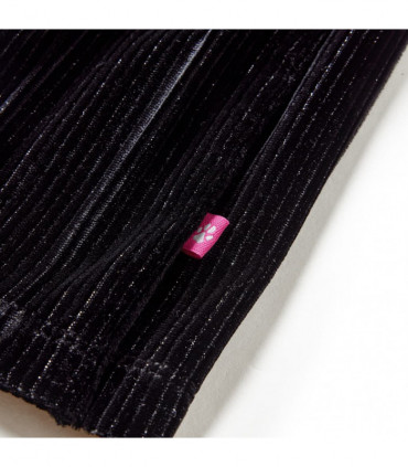 Kids' Pleated Skirt with Lurex Black 92