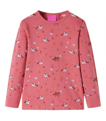 Kids' Pyjamas with Long Sleeves Old Pink 104