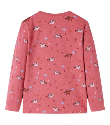 Kids' Pyjamas with Long Sleeves Old Pink 116