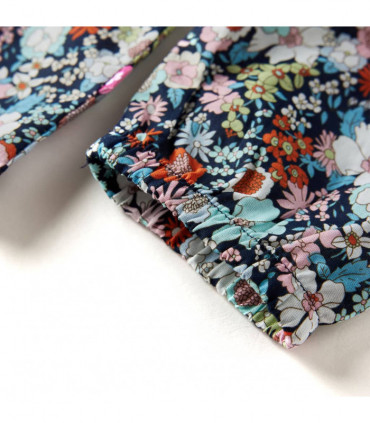 Kids' Shirt with Long Sleeves Dark Blue 116