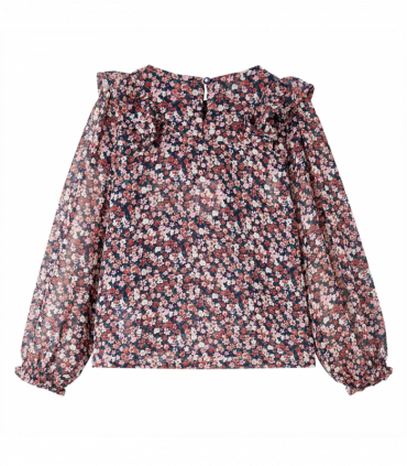 Kids' Shirt with Long Sleeves Dark Pink 104