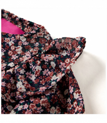 Kids' Shirt with Long Sleeves Dark Pink 104