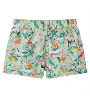 Kids' Shorts with Drawstring Light Khaki 116