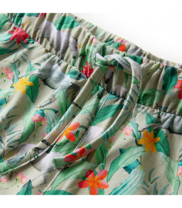 Kids' Shorts with Drawstring Light Khaki 116