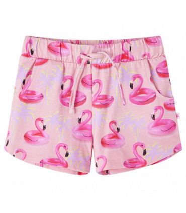 Kids' Shorts with Drawstring Light Pink 116