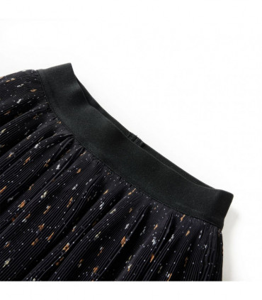 Kids' Skirt Tiered Ruffle Design Black 116