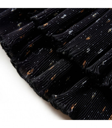 Kids' Skirt Tiered Ruffle Design Black 116