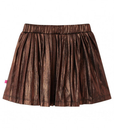 Kids' Skirt with Glitters Cognac 128