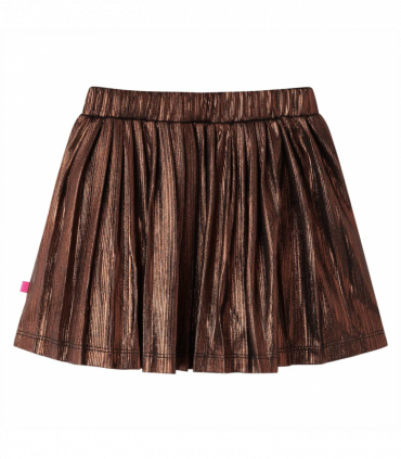 Kids' Skirt with Glitters Cognac 92