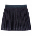 Kids' Skirt with Glitters Navy Blue 116