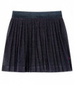 Kids' Skirt with Glitters Navy Blue 128